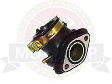 Патрубок карбюратора GY6-180 (коллектор впускной) резин. (см. 14729) (052QMIB-050100000)