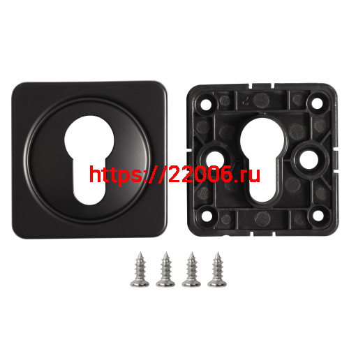 Накладка Fuaro (Фуаро) на цилиндр ESC.C.MSC/K.62 BL-24 черный (1 шт.) фото 2 Накладка Fuaro (Фуаро) на цилиндр ESC.C.MSC/K.62 BL-24 черный (1 шт.) фото 2