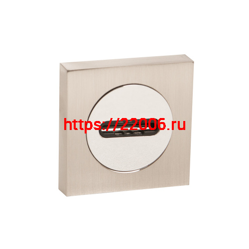 Накладка Fuaro (Фуаро) под сувальдный ключ SC.K.KM52 (SC KM) SN/CP-3 матовый никель/хром Накладка Fuaro (Фуаро) под сувальдный ключ SC.K.KM52 (SC KM) SN/CP-3 матовый никель/хром