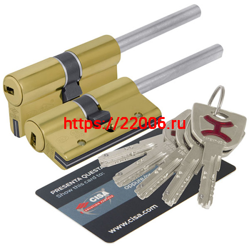 Цилиндровый механизм Cisa (Чиза) под вертушку (дл. шток) AP4S 0P3S7-12.66. (70 мм/35+10+25), ЛАТУНЬ Цилиндровый механизм Cisa (Чиза) под вертушку (дл. шток) AP4S 0P3S7-12.66. (70 мм/35+10+25), ЛАТУНЬ