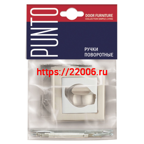 Ручка Punto (Пунто) поворотная BK6.K.QL52 (BK6 QL) GR/CP-23 графит/хром фото 2 Ручка Punto (Пунто) поворотная BK6.K.QL52 (BK6 QL) GR/CP-23 графит/хром фото 2