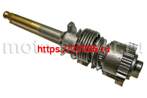 Вал пусковой в сборе для двигателя 139FMB 50-100cc (195 мм.) Вал пусковой в сборе для двигателя 139FMB 50-100cc (195 мм.)