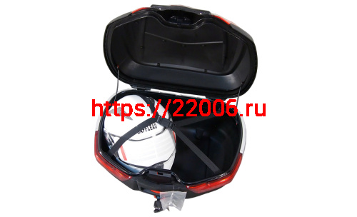 Кофр багажный мото задний CIGNA E-68 48л черный фото 3 Кофр багажный мото задний CIGNA E-68 48л черный фото 3