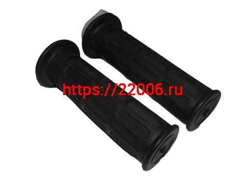 Ручка руля правая (газа) Альфа, Дельта, Zodiak в сборе (с резинкой) + ручка левая (резиновая) фото 3