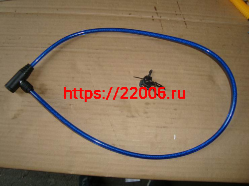 Замок для велосипеда с ключом тросовый 8х1000мм, два ключа, противоугонный (EWL-12) фото 3 Замок для велосипеда с ключом тросовый 8х1000мм, два ключа, противоугонный (EWL-12) фото 3