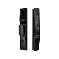 Замок врезной электронный Hogo V05 с распознаванием лица, черный