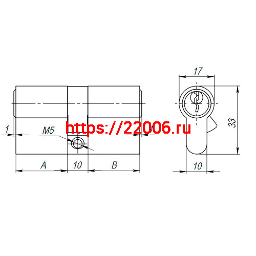 Цилиндровый Ajax (Аякс) механизм (AX100/80) AX1000Key80 (35+10+35) CP хром фото 3 Цилиндровый Ajax (Аякс) механизм (AX100/80) AX1000Key80 (35+10+35) CP хром фото 3