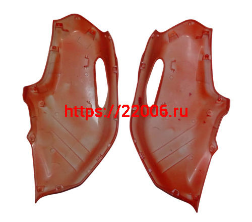 Облицовка бензобака HIRO 250 правая+левая (T2BK012601A00108+T2BK012602A00109) фото 3 Облицовка бензобака HIRO 250 правая+левая (T2BK012601A00108+T2BK012602A00109) фото 3