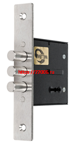 Замок Mettem (Меттэм) врезной сувальдный ЗВ8 852.0.0, 5 кл.