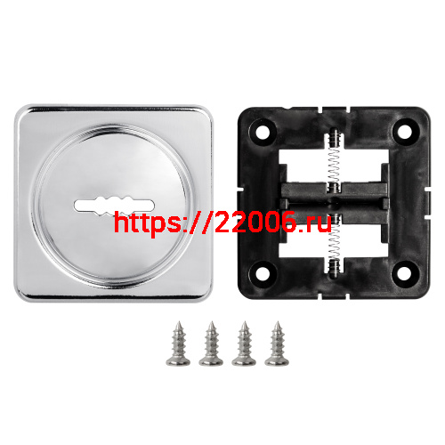 Накладка Fuaro (Фуаро) на сувальдный замок ESC.S-auto.MSC/K.62 с авт.шторками CP-8 хром (1шт.) фото 2 Накладка Fuaro (Фуаро) на сувальдный замок ESC.S-auto.MSC/K.62 с авт.шторками CP-8 хром (1шт.) фото 2