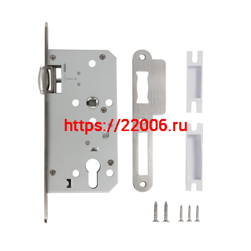 Замок Fuaro (Фуаро) врезной DD.INOX/C-55.72/R с роликовой защелкой (лиц.планка 20 мм) фото 4 Замок Fuaro (Фуаро) врезной DD.INOX/C-55.72/R с роликовой защелкой (лиц.планка 20 мм) фото 4