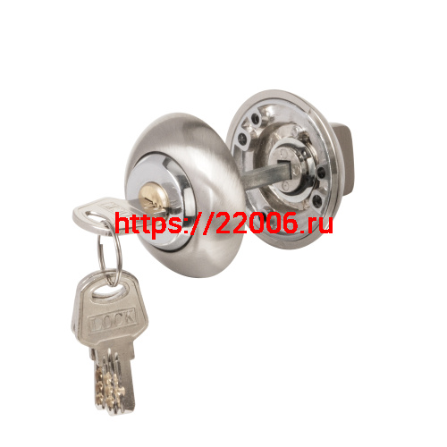 Ручка поворотная Ajax (Аякс) с фиксацией ключом BK6.FIX.JR SN-3 мат.никель Ручка поворотная Ajax (Аякс) с фиксацией ключом BK6.FIX.JR SN-3 мат.никель