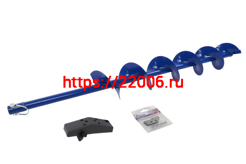 Шнек для льда к мотобуру D-130мм, L-1000мм, d пос.-20мм (BRAIT AG-52, Carver AG-52, Калибр БС-1500) Шнек для льда к мотобуру D-130мм, L-1000мм, d пос.-20мм (BRAIT AG-52, Carver AG-52, Калибр БС-1500)