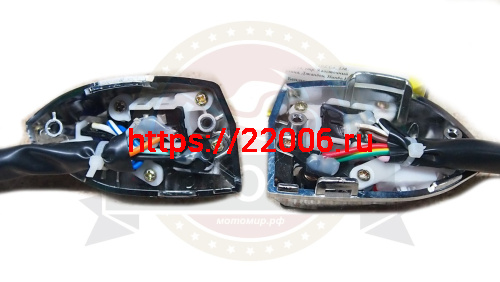 Переключатель скутер CITY PG, левый+правый (057/058) фото 3 Переключатель скутер CITY PG, левый+правый (057/058) фото 3