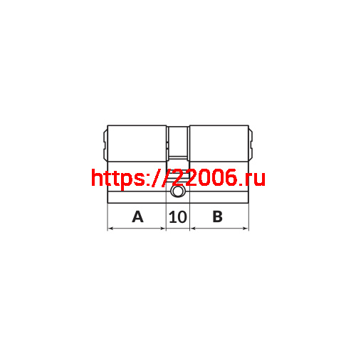 Цилиндровый Punto (Пунто) механизм MaxPro7000Key 52mm (21+10+21) SSC сатин.хром 7key фото 3