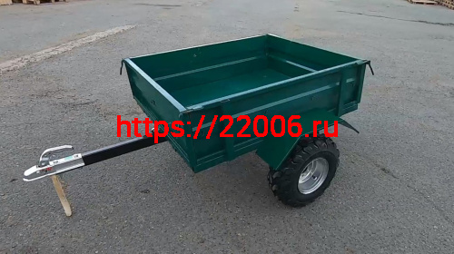 Прицеп для мотовездехода ПМ, съемные борта, кузов 1200х1050х327 мм, 300кг, фаркоп, колеса 8 (Россия) Прицеп для мотовездехода ПМ, съемные борта, кузов 1200х1050х327 мм, 300кг, фаркоп, колеса 8 (Россия)