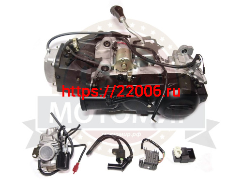 Двигатель ATV 4х такт. 150 см3 157QMJ (GY6-150) моноблок с редуктором в сборе Двигатель ATV 4х такт. 150 см3 157QMJ (GY6-150) моноблок с редуктором в сборе