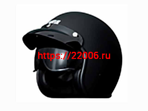 Мотошлем VIRTUE MD-211 открытый с козырьком и визором черный матовый (L) Мотошлем VIRTUE MD-211 открытый с козырьком и визором черный матовый (L)