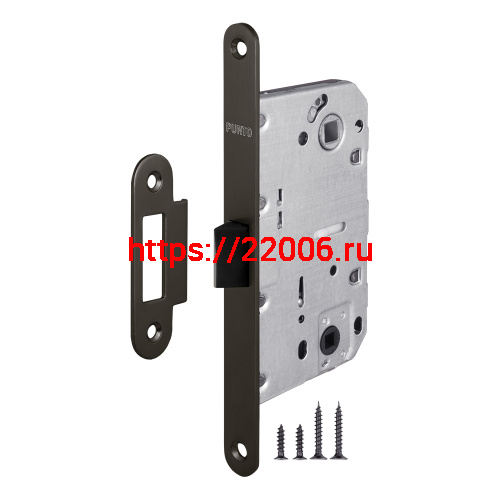 Защелка Punto (Пунто) врезная PL96WC-50/BL GR (графит) Защелка Punto (Пунто) врезная PL96WC-50/BL GR (графит)