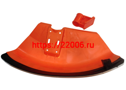 Кожух защитный лески/ножа мотокосы GBC-026/033/043/052 с кронштейном для крепления к триммеру фото 3 Кожух защитный лески/ножа мотокосы GBC-026/033/043/052 с кронштейном для крепления к триммеру фото 3