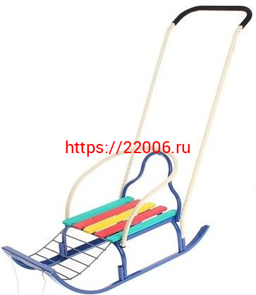 Санки Вятка-4 (продольная рейка, подножка, съемная спинка, плоский полоз, 2-х стор. толкатель) (в уп.2шт!) Санки Вятка-4 (продольная рейка, подножка, съемная спинка, плоский полоз, 2-х стор. толкатель) (в уп.2шт!)
