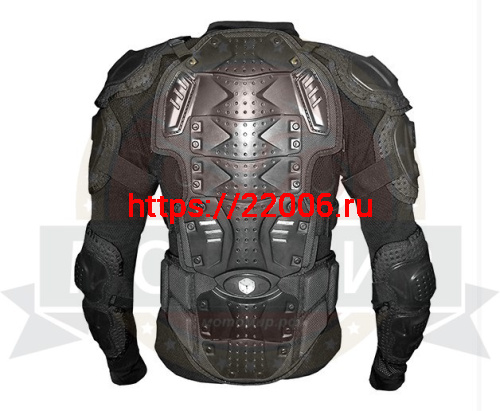 Защита тела мото SCOYCO AM02-2 - "черепаха", черная, р-р  S фото 2