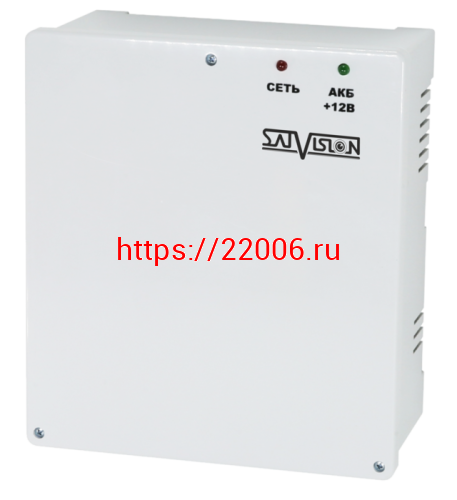 SAT ББП-50АП серый пластик  блок бесперебойного питания 5А под акб 7 (20 шт\кор)