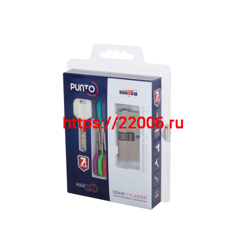 Цилиндровый Punto (Пунто) механизм MaxPro7002Knob60mm(25+10+25) GR графит 7key с вертушкой фото 2