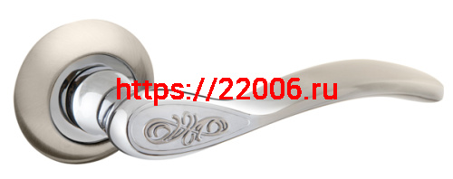 Ручка Fuaro (Фуаро) раздельная ARIA RM SN/CP-3 матовый никель/хром Ручка Fuaro (Фуаро) раздельная ARIA RM SN/CP-3 матовый никель/хром