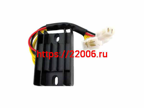 Реле регулятор напряжения TTR250Rb, GARPIA 2 фишки (3 папа + 2 мама)