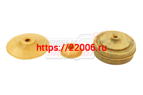 Ремкомплект насоса Водолей, Ручеек, Малыш (клапан всасывающий, поршень, диафрагма) 010253(А2)