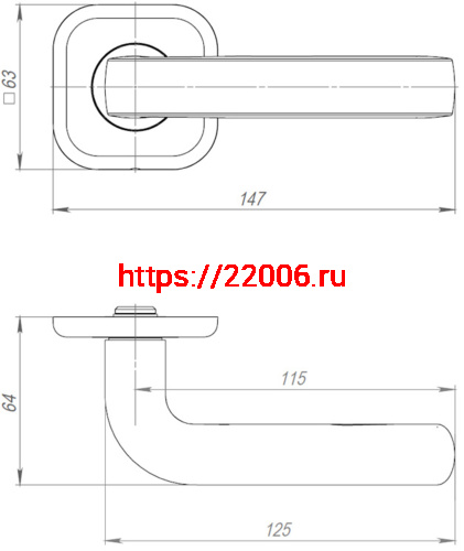 Ручка Ajax (Аякс) раздельная K.JK51.IND TORO 170 mm BL-24 черный (белая коробка) фото 2 Ручка Ajax (Аякс) раздельная K.JK51.IND TORO 170 mm BL-24 черный (белая коробка) фото 2