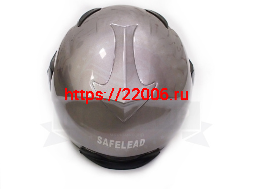 Шлем открытый "Safelead" HF-255В "колобки" Honda Grey размер L фото 5