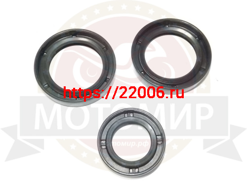 Набор сальников Муравей редуктора старого образца (49.4х33.4х8.5 (2шт), 24х38х7 (1шт)) фото 2 Набор сальников Муравей редуктора старого образца (49.4х33.4х8.5 (2шт), 24х38х7 (1шт)) фото 2