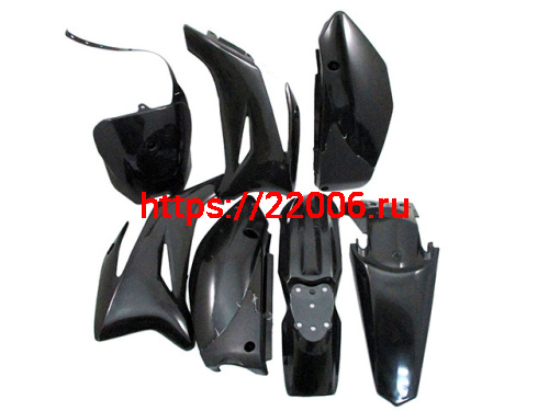 Комплект пластика для питбайка TTR (черный) Комплект пластика для питбайка TTR (черный)
