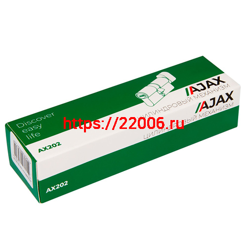 Цилиндровый Ajax (Аякс) механизм (AX202/120) AX2002Knob120 (55+10+55) CP хром с вертушкой фото 2 Цилиндровый Ajax (Аякс) механизм (AX202/120) AX2002Knob120 (55+10+55) CP хром с вертушкой фото 2