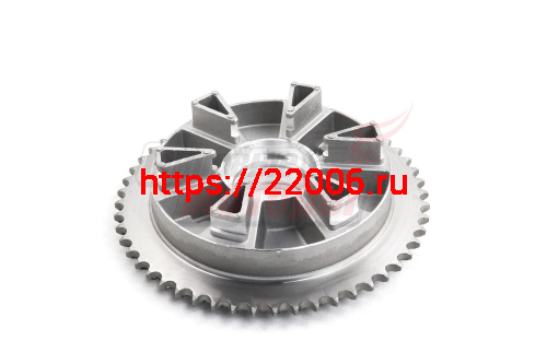 Звезда ведомая 52z Ява 350 (12 В) в сборе основание с венцом