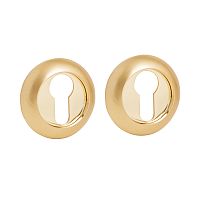 Накладка Fuaro (Фуаро) под цилиндр ET.R.RM54 (ET RM) SG/GP-4 матовое золото/золото