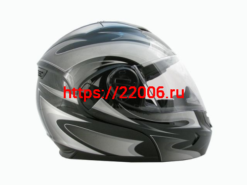 Мотошлем THH T-797 №2 black/ silver (L) Мотошлем THH T-797 №2 black/ silver (L)