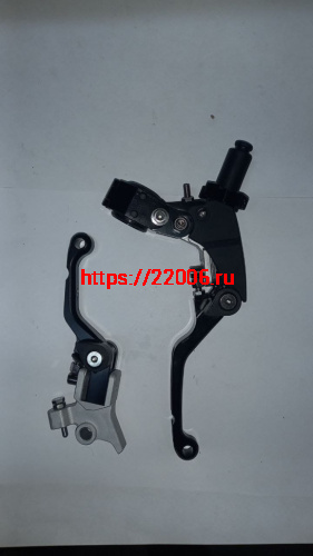 Рычаги cкладные комплект  черные 270 град. (легкий выжим, торм. под машинку ZH)