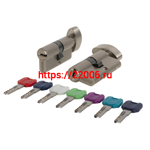 Цилиндровый Punto (Пунто) механизм MaxPro7002Knob65mm(25+10+30) SN никель 7key с вертушкой Цилиндровый Punto (Пунто) механизм MaxPro7002Knob65mm(25+10+30) SN никель 7key с вертушкой