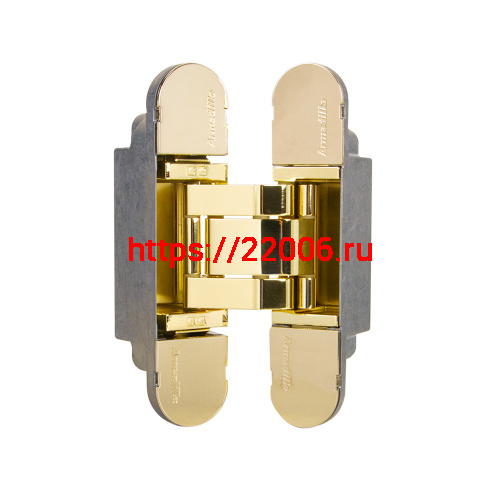 Петля Armadillo (Армадилло) скрытой установки U3D5000.VPG GP золото TECH