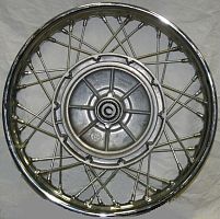 Колесо 19&quot; в сборе литой барабан, хромированный обод Урал реставрация