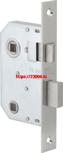 Защелка Kale kilit (Кале килит) врезная 251 WC (44 mm) (никель), прав. Защелка Kale kilit (Кале килит) врезная 251 WC (44 mm) (никель), прав.
