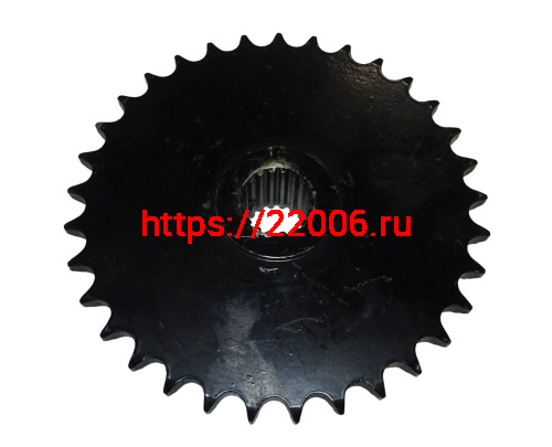 Звезда 33 зуб. (428) цепи, 12.7шаг, h31мм, на вал шлицевой от Бурана, мотобуксировщик фото 2 Звезда 33 зуб. (428) цепи, 12.7шаг, h31мм, на вал шлицевой от Бурана, мотобуксировщик фото 2