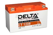 Аккумулятор 12В 8Ач DELTA CT1208 (YT7B-BS) (кислотный, герметичный) (прямая полярн) (150*66*93мм)