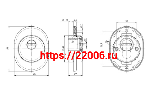 Броненакладка Armadillo (Армадилло) на ЦМ (от вырывания, 33 мм) ET/ATC-Protector 1-33SC-14 Матовый хром box фото 3 Броненакладка Armadillo (Армадилло) на ЦМ (от вырывания, 33 мм) ET/ATC-Protector 1-33SC-14 Матовый хром box фото 3