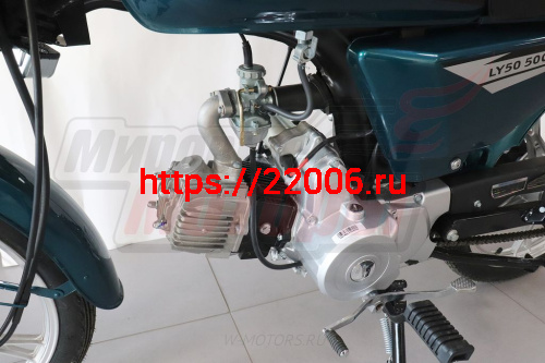 Мопед KT50 Alpha(ЭКОНОМ-2)(Тюнинг)(обод литой,перед.,зад.покрыш-дорожные,пластм.поворотники) МОРСКАЯ ВОЛНА фото 5 Мопед KT50 Alpha(ЭКОНОМ-2)(Тюнинг)(обод литой,перед.,зад.покрыш-дорожные,пластм.поворотники) МОРСКАЯ ВОЛНА фото 5