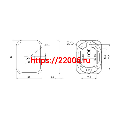 Накладка Fuaro (Фуаро) на сувальдный замок ESC.S-auto.TRD/K.486-S с автомат. шторками CP-8 хром (1шт.) фото 2 Накладка Fuaro (Фуаро) на сувальдный замок ESC.S-auto.TRD/K.486-S с автомат. шторками CP-8 хром (1шт.) фото 2
