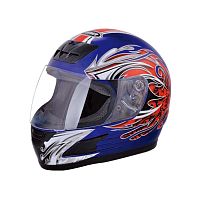 Мотошлем YM-616 черный матовый  (XL)